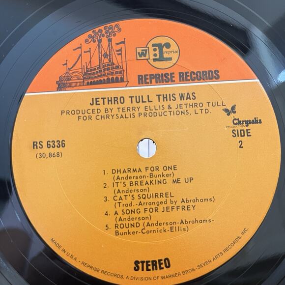 Jethro Tull This Was Vinyl LP 1968 Reprise RS 6336 - Picture 7 of 14
